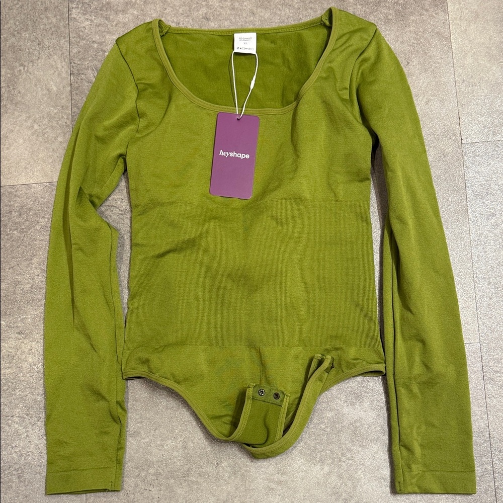 Heyshape Olive Long Sleeve Bodysuit